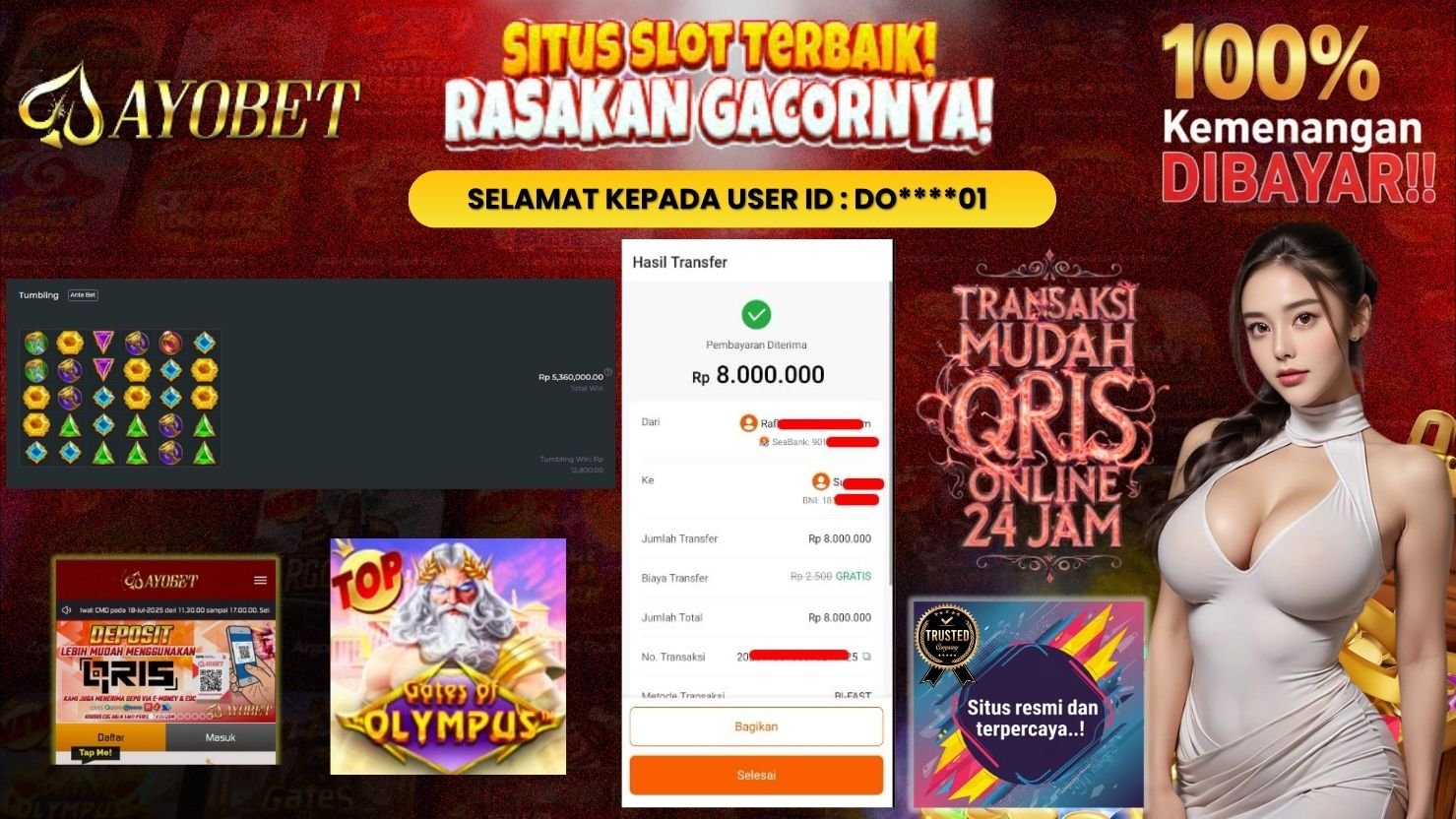 AYOBET JACKPOT SLOT GATES OF OLYMPUS